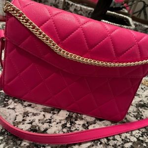 Pink crossbody purse